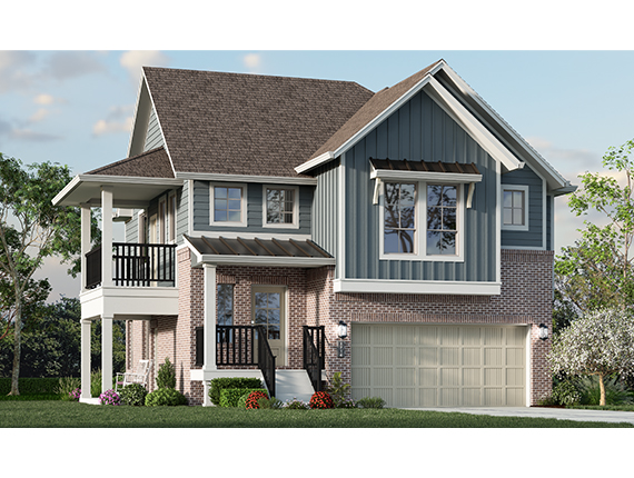 The Oakdale Floorplan Elevation D