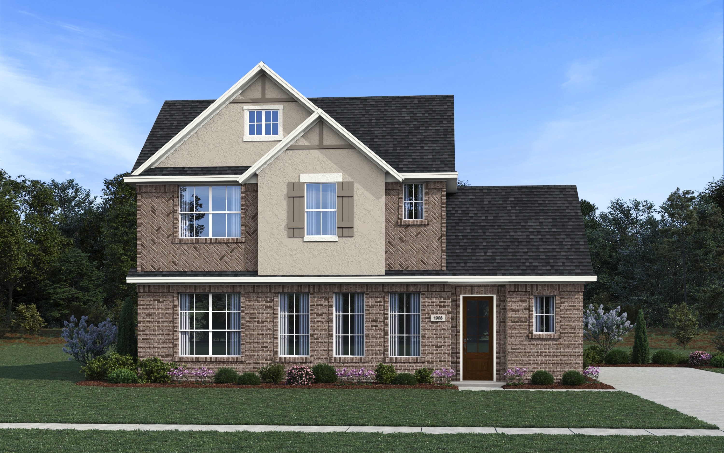 Elevation C of the ElDorado floor plan