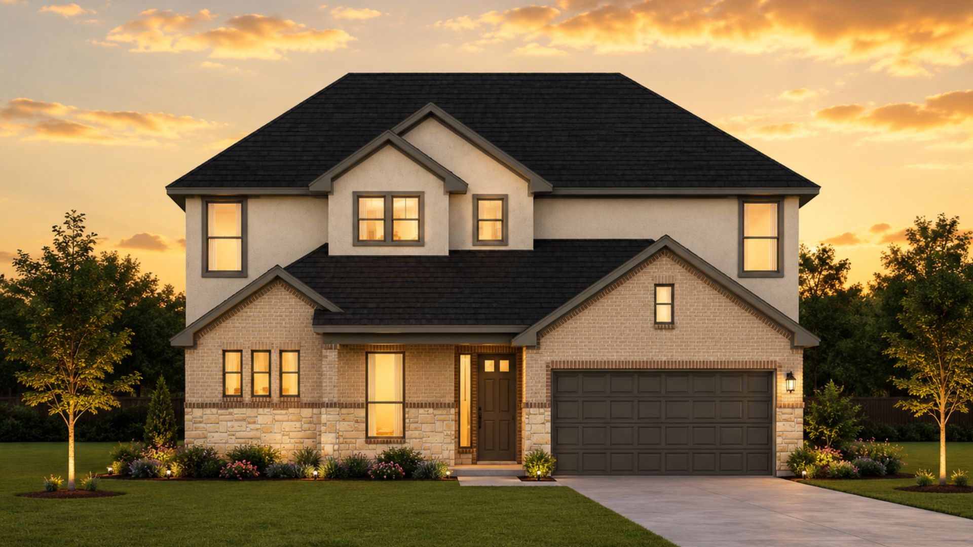 The Hudson floorplan Elevation B