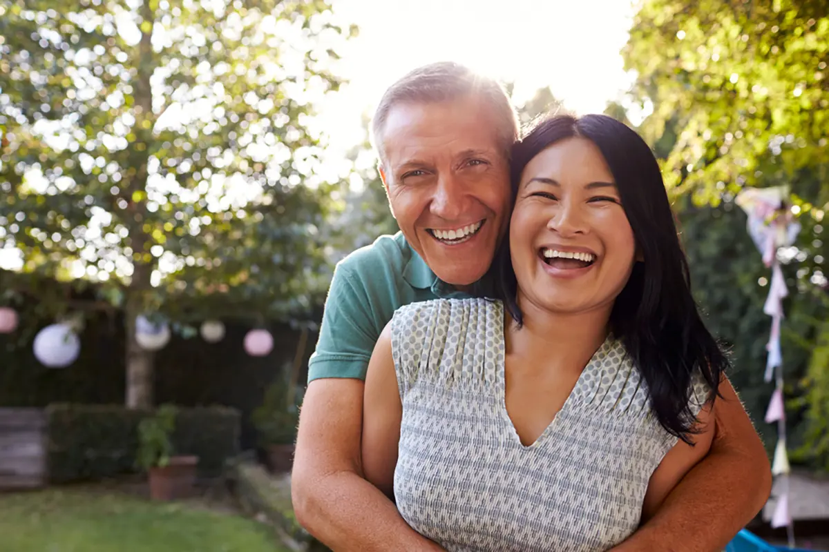 Happy, smiling couple
