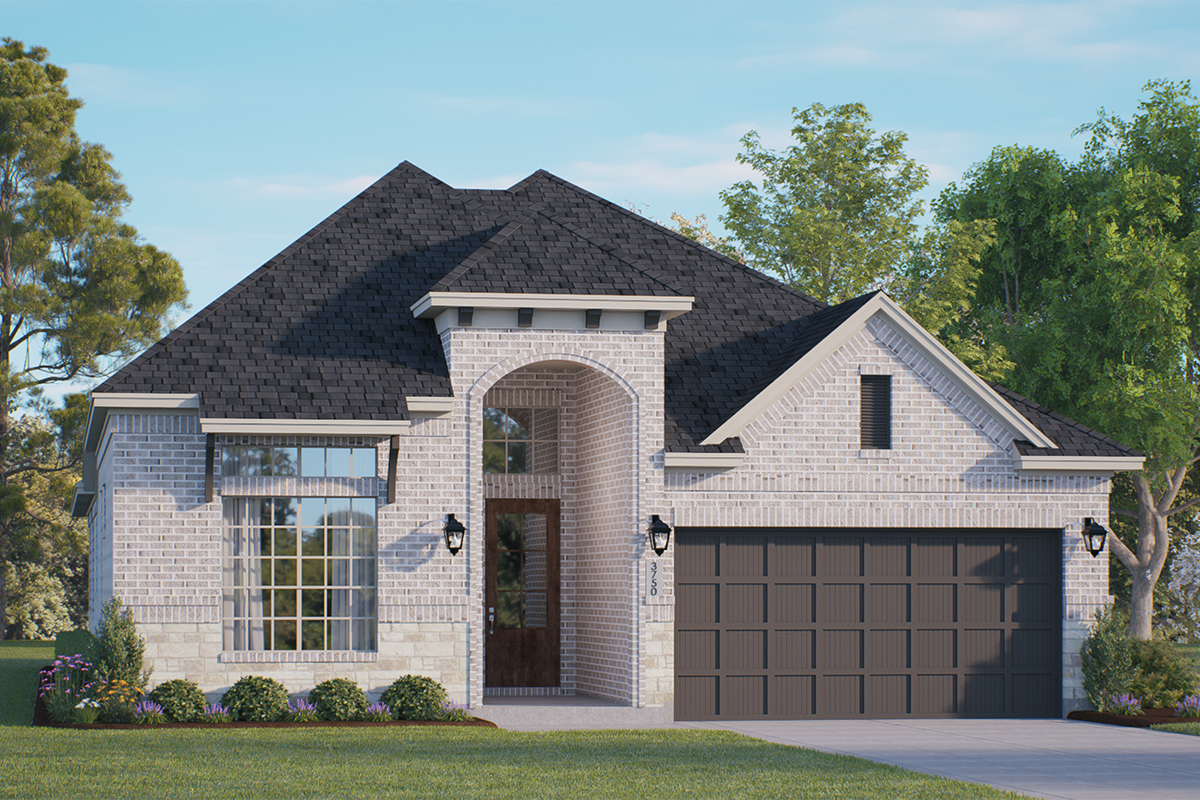 Elevation B of the Lynnbrook plan