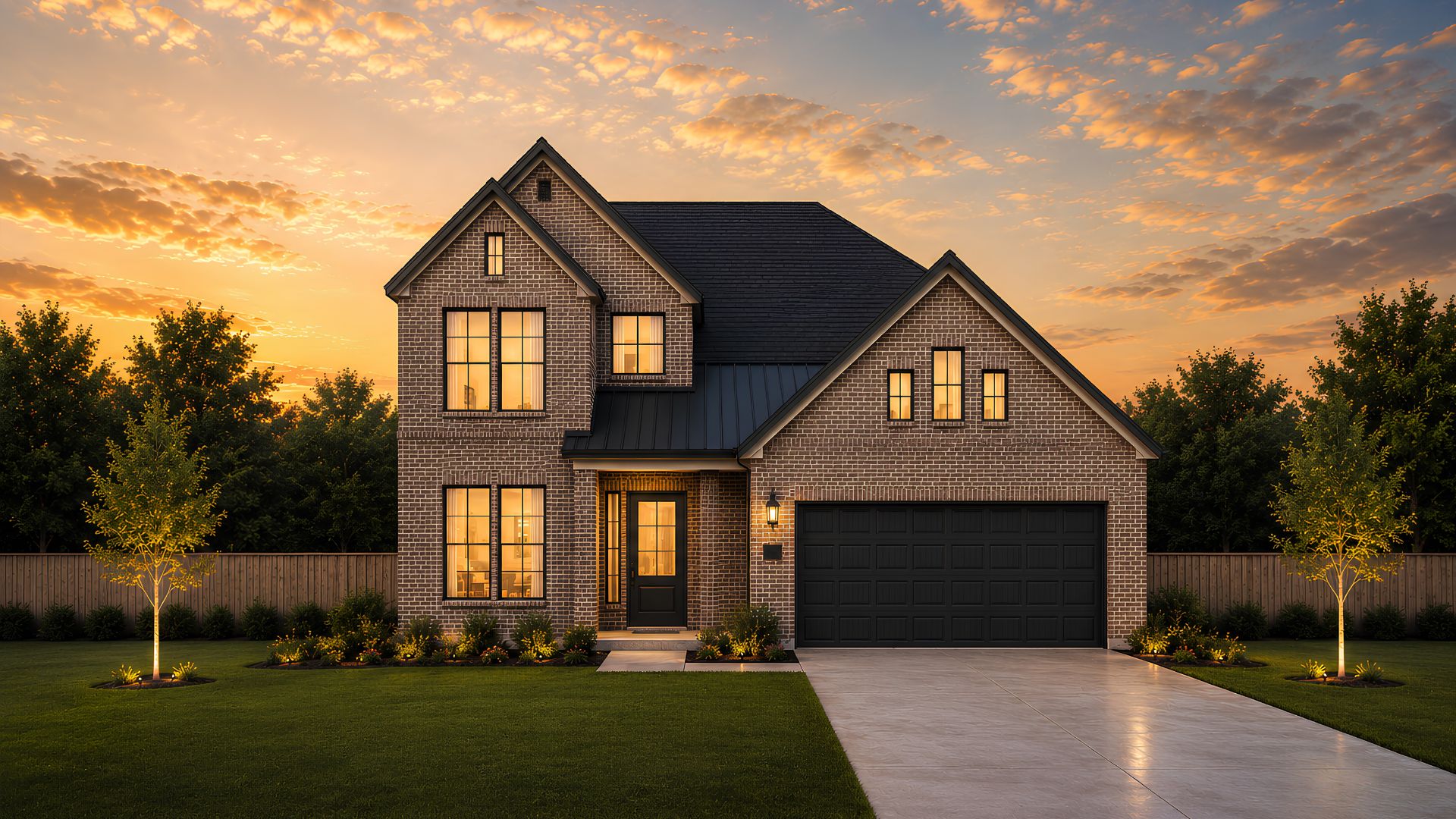 Elevation A of the Cayman Floor Plan