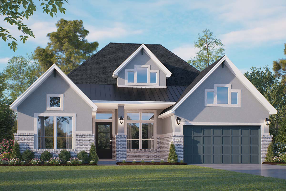 Elevation S of the Lakeway floor plan