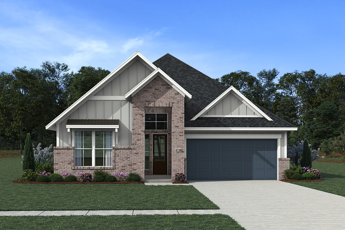 Elevation A of the Brooks floor plan