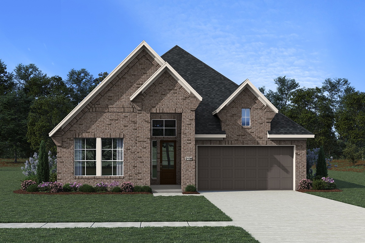 Elevation C of the Brooks floor plan