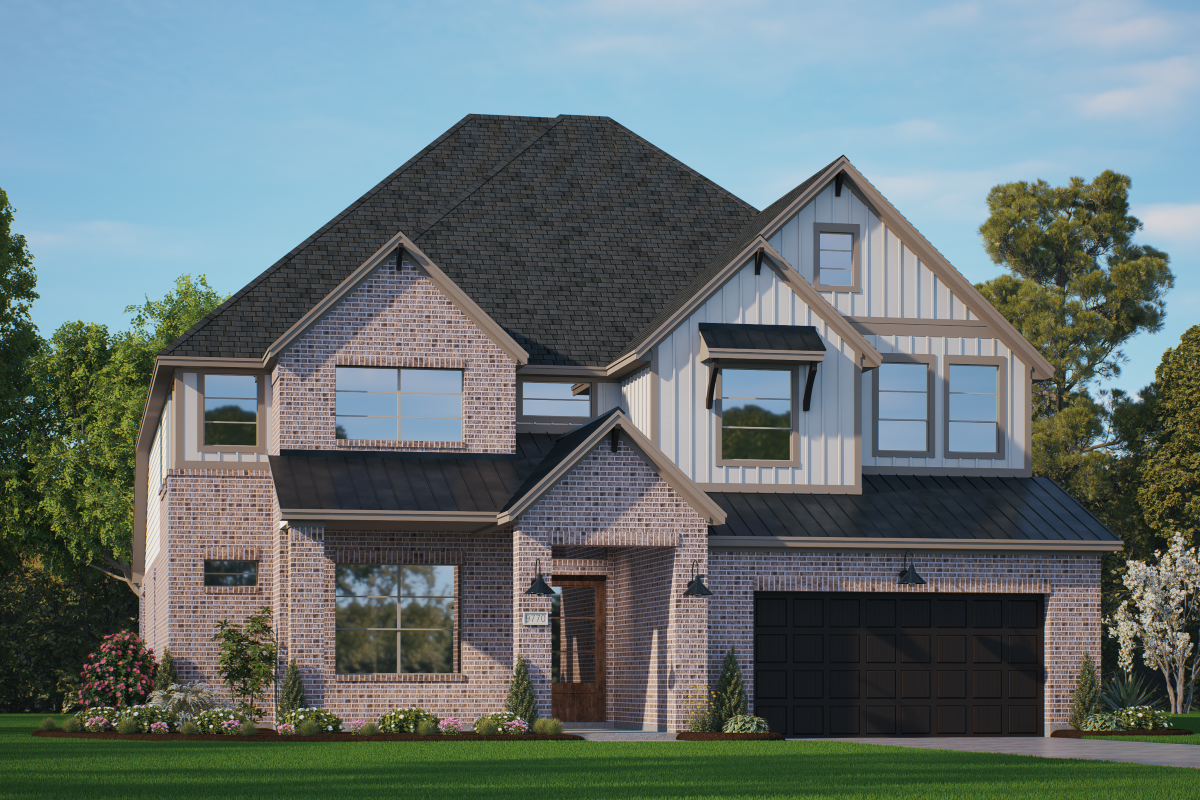 Elevation R of the Waterford floor plan