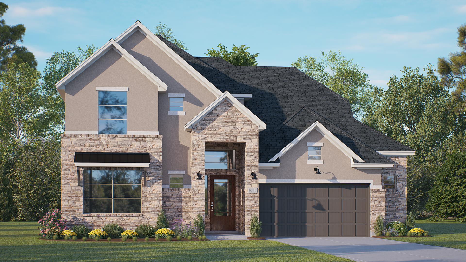 Elevation R3 of the Rivercrest floor plan