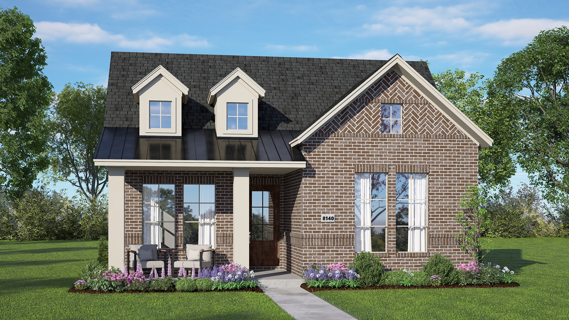 Elevation B of the Fairway floor plan