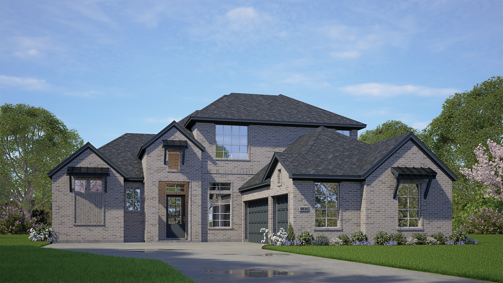 Elevation A1 of the Stonehaven floor plan