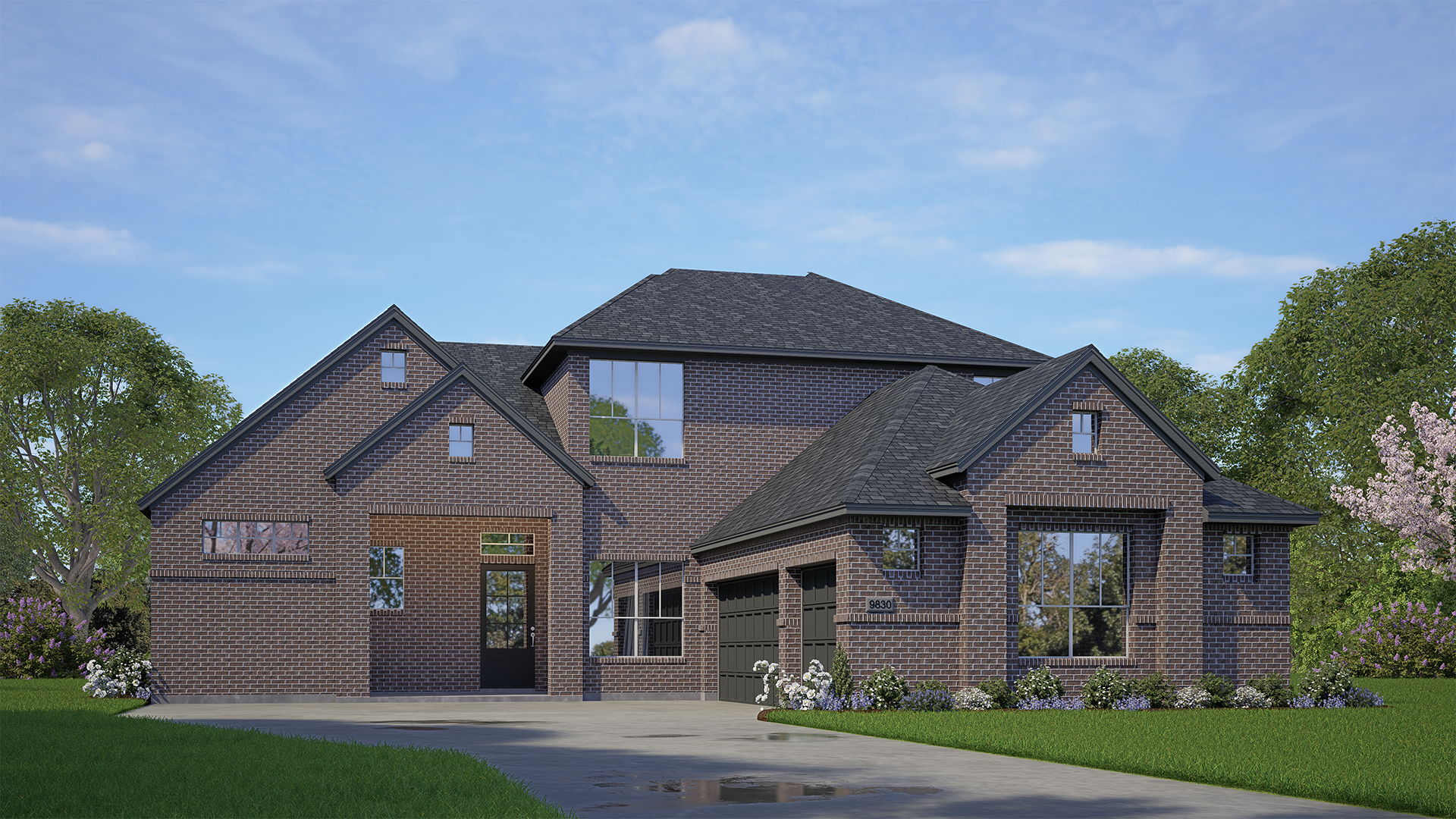 Elevation B1 of the Stonehaven floor plan