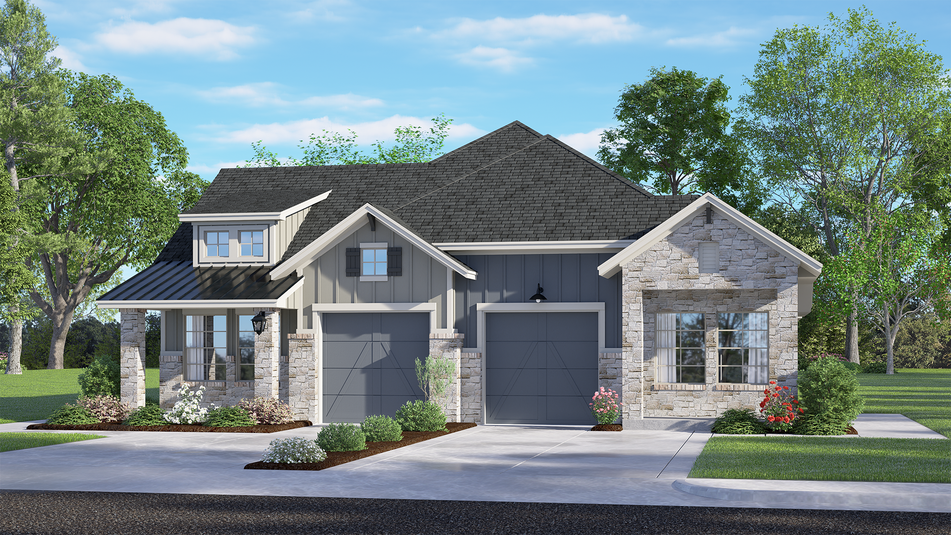 Elevation CD of the Chalet floor plan