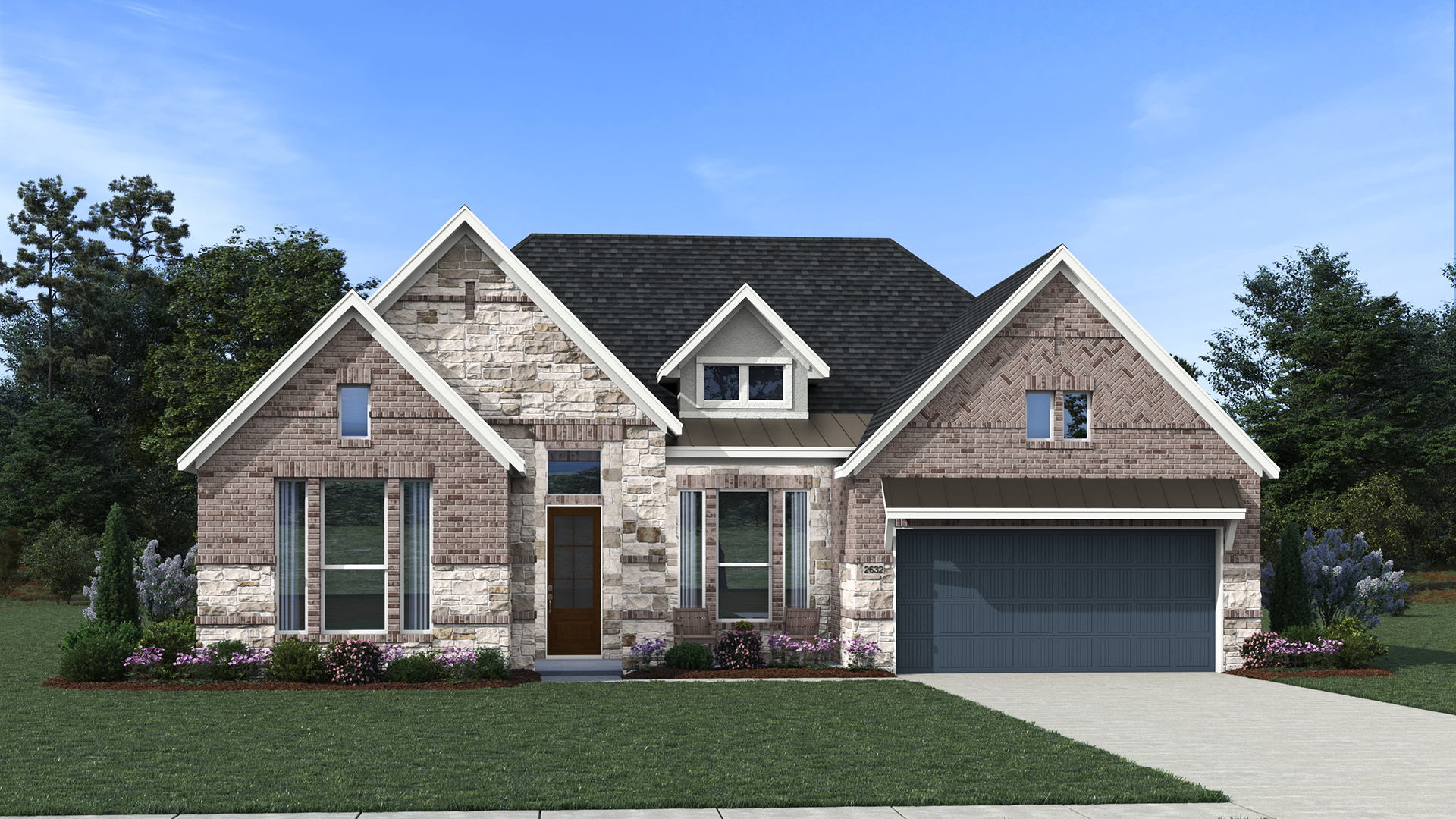 Elevation A of the Malani floor plan
