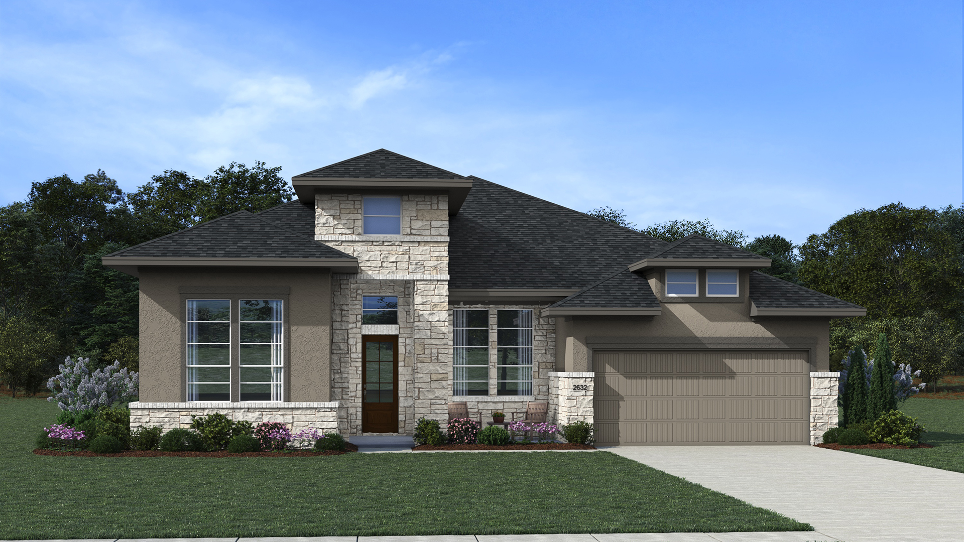 Elevation C of the Malani floor plan
