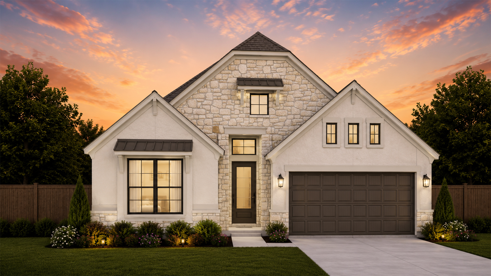 Exterior of the Hampton floor plan